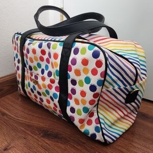 Betsey Johnson | Luv Rainbow Weekender Duffel Bag